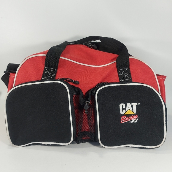 Caterpillar Bags Vintage Caterpillar Racing Wide Mouth Duffel Bag